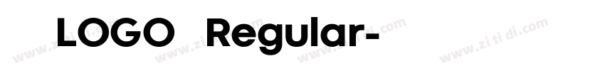 特创易新恒LOGO美黑 Regular字体转换